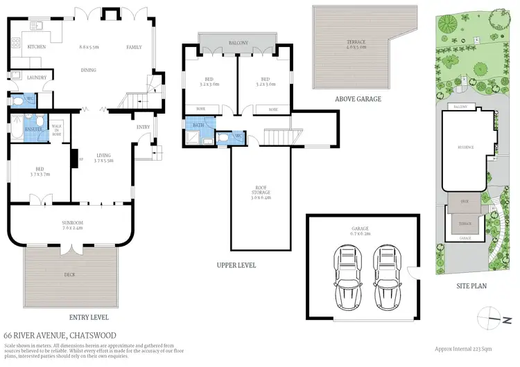 Floorplan of Homely house listing, 66 River Avenue, Chatswood NSW 2067