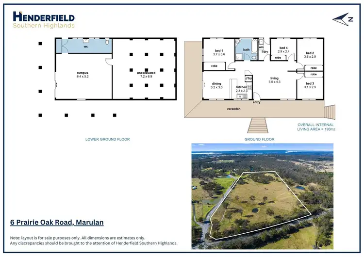 Floorplan of Homely rural property listing, 6 Prairie Oak Road, Marulan NSW 2579