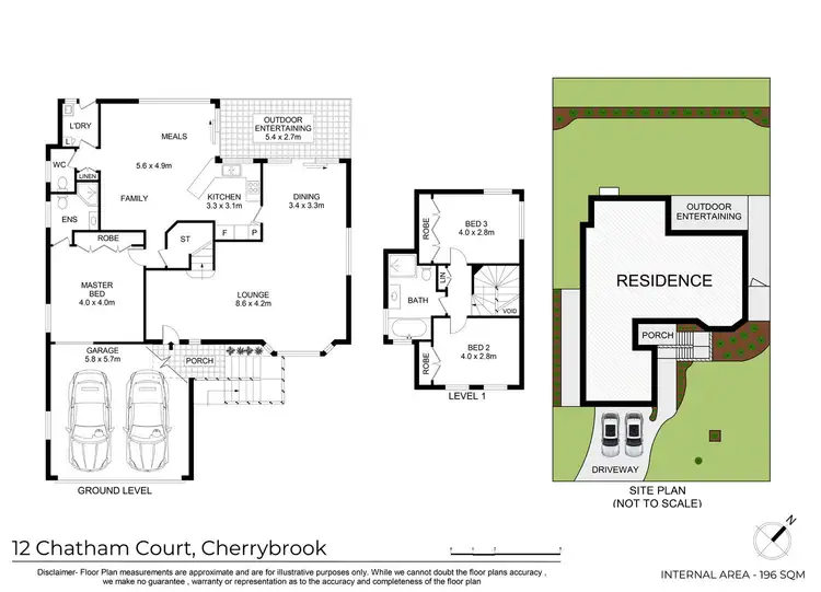 Floorplan of Homely house listing, 12 Chatham Court, Cherrybrook NSW 2126