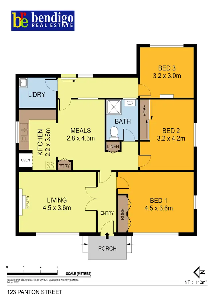 Floorplan of Homely house listing, 123 Panton Street, Golden Square VIC 3555