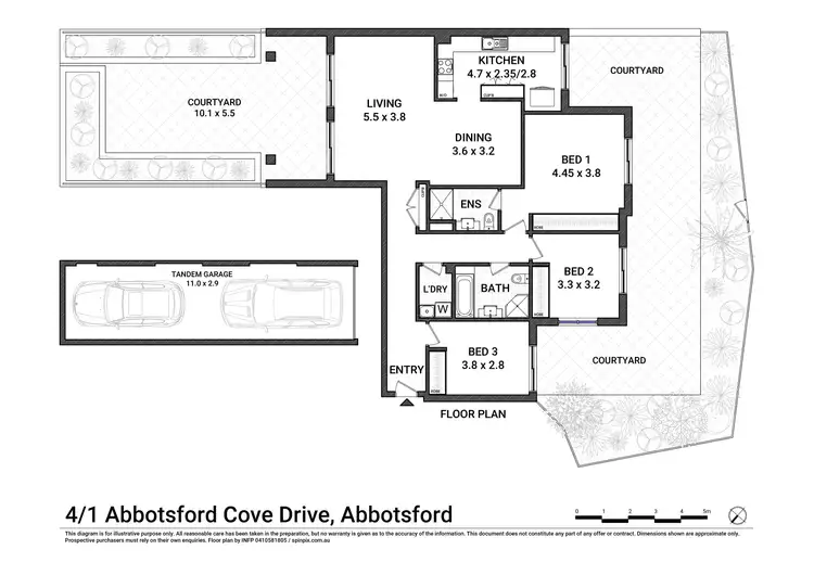 Floorplan of Homely apartment listing, 4/1 Abbotsford Cove Drive, Abbotsford NSW 2046