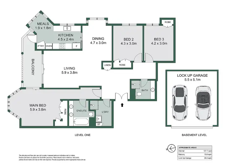 Floorplan of Homely apartment listing, 8/30 Gouldsbury Street, Mosman NSW 2088