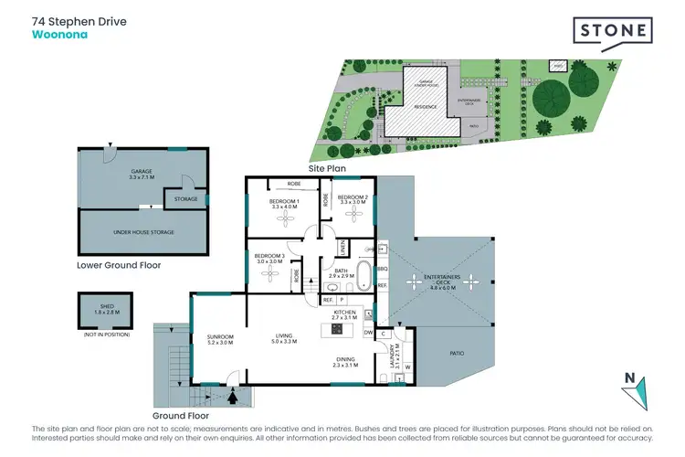 Floorplan of Homely house listing, 74 Stephen Drive, Woonona NSW 2517