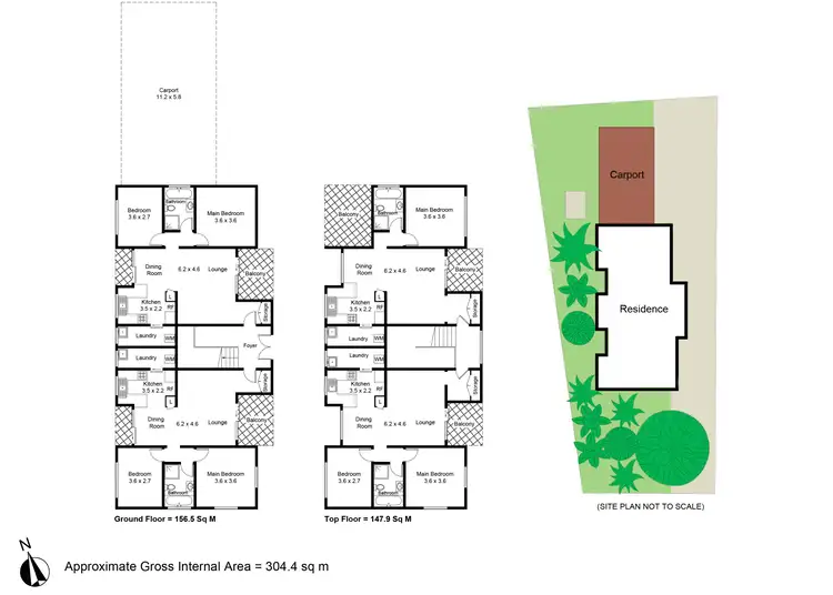 Floorplan of Homely block of units listing, 10 Lobelia Close, Metford NSW 2323