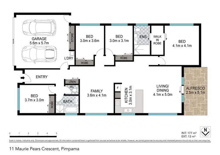 Floorplan of Homely house listing, 11 Maurie Pears Crescent, Pimpama QLD 4209