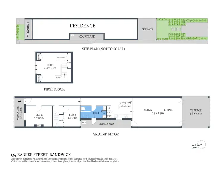 Floorplan of Homely house listing, 134 Barker Street, Randwick NSW 2031