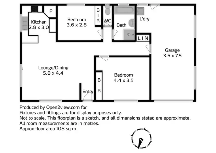 Floorplan of Homely unit listing, 3/198 Last Street, Latrobe TAS 7307