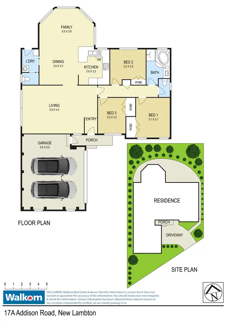 Floorplan of Homely house listing, 17A Addison Road, New Lambton NSW 2305