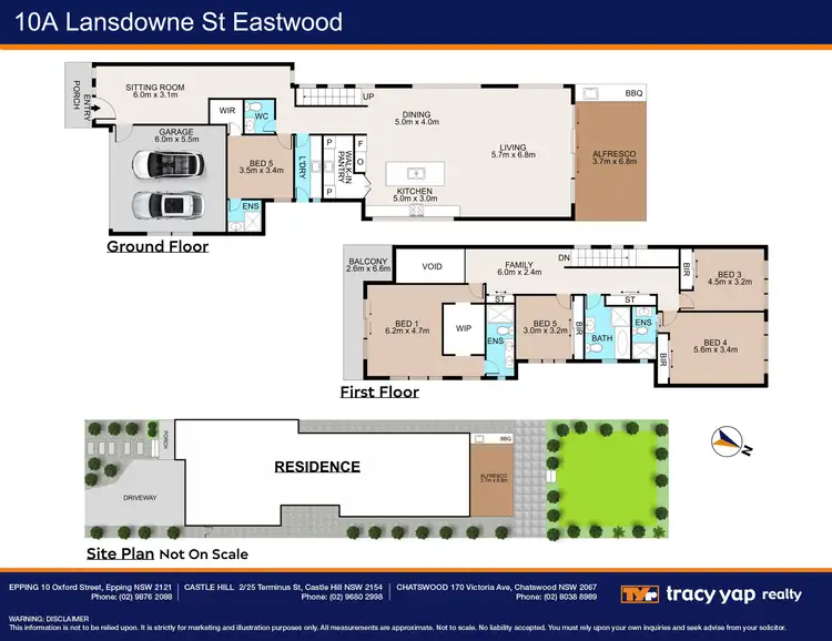 Floorplan of Homely semi-detached listing, 10A Lansdowne Street, Eastwood NSW 2122