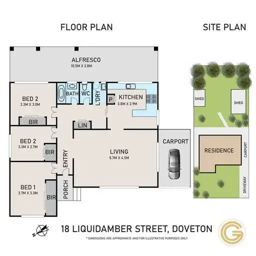 Floorplan of Homely house listing, 18 Liquidamber Street, Doveton VIC 3177