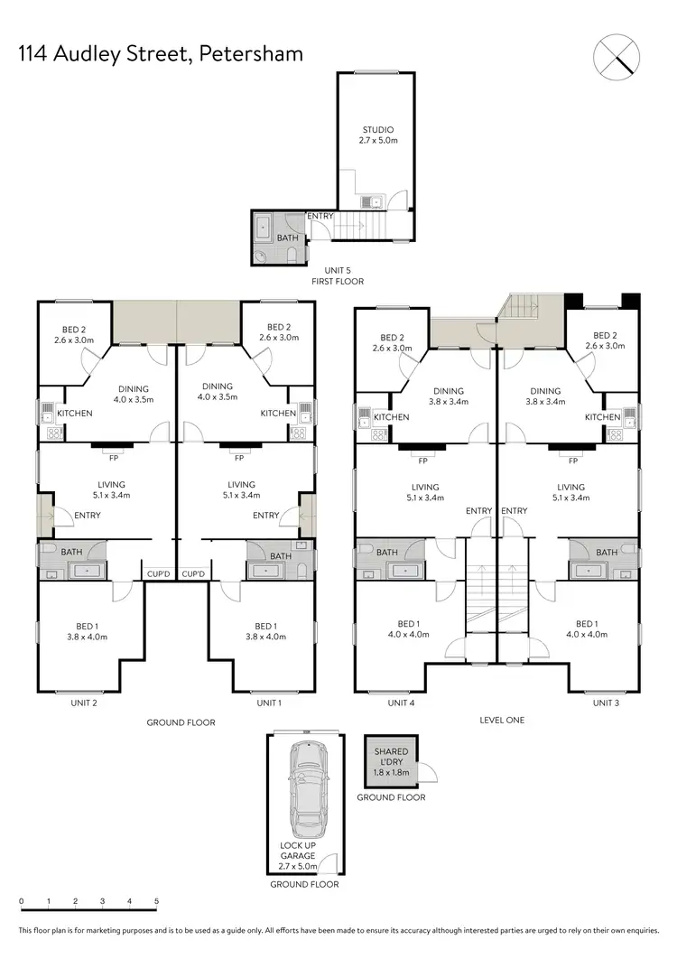 Floorplan of Homely block of units listing, 114 Audley Street, Petersham NSW 2049