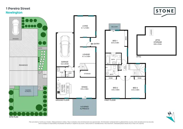 Floorplan of Homely house listing, 1 Pereira Street, Newington NSW 2127