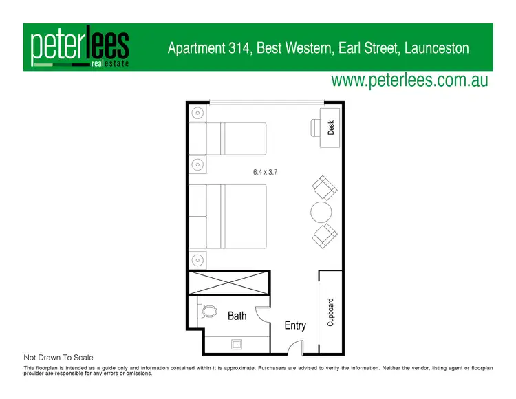Floorplan of Homely unit listing, 314/3-11 Earl Street, Launceston TAS 7250