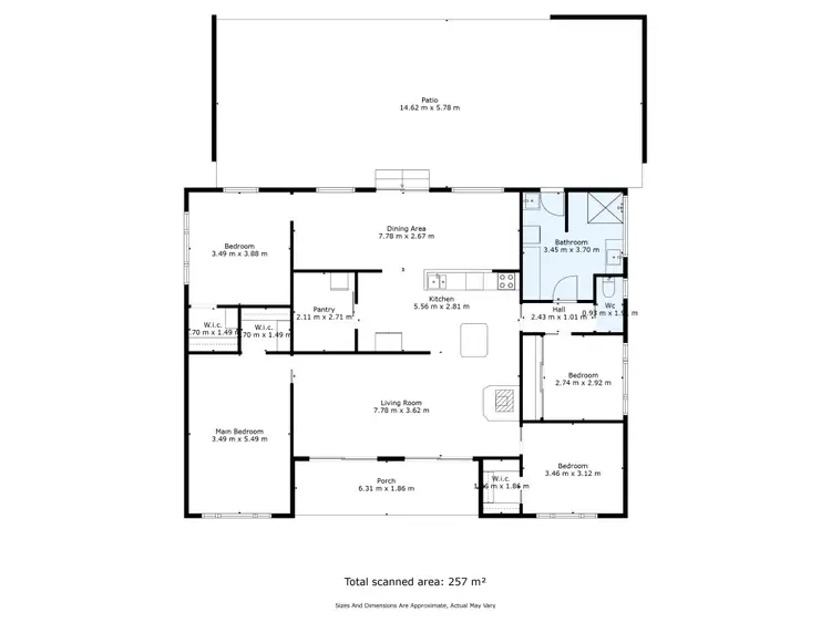 Floorplan of Homely rural property listing, Gentle Road, Gundowring VIC 3691