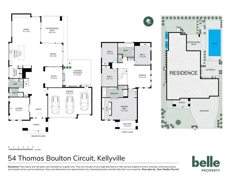 Floorplan of Homely house listing, 54 Thomas Boulton Circuit, Kellyville NSW 2155