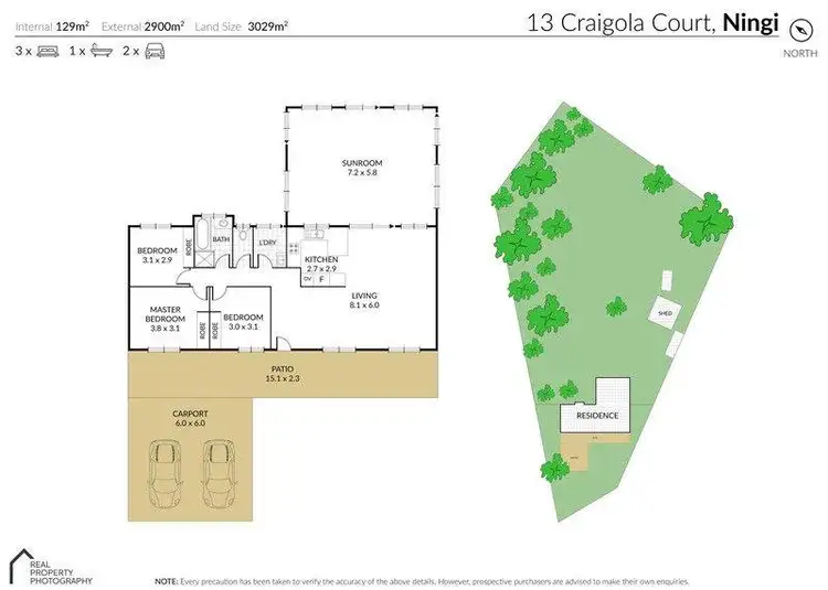 Floorplan of Homely house listing, 13 Craigola Court, Ningi QLD 4511
