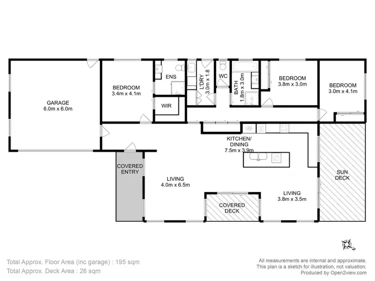 Floorplan of Homely house listing, 154 Arthur Highway, Dunalley TAS 7177