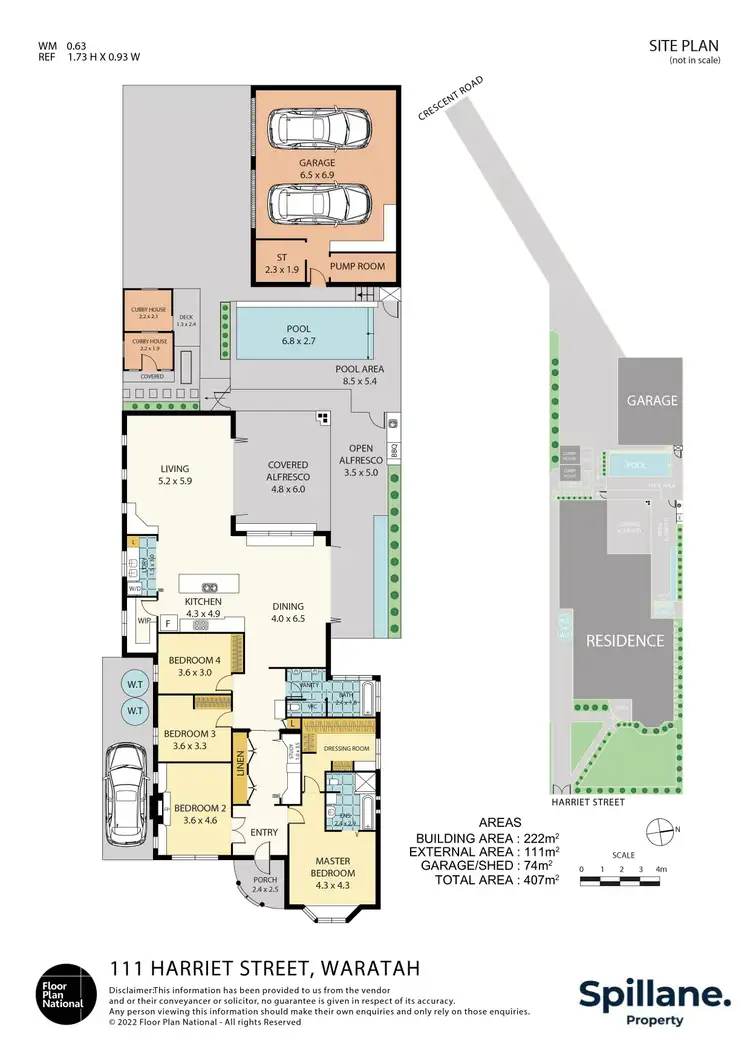 Floorplan of Homely house listing, 111 Harriet Street, Waratah NSW 2298