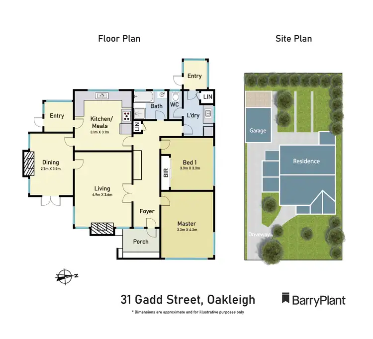 Floorplan of Homely house listing, 31 Gadd Street, Oakleigh VIC 3166