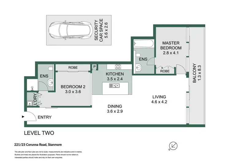 Floorplan of Homely apartment listing, 221/23 Corunna Road, Stanmore NSW 2048