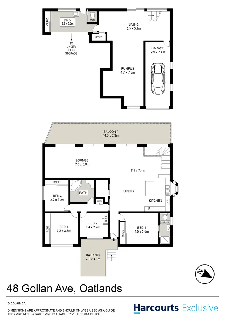Floorplan of Homely house listing, 48 Gollan Avenue, Oatlands NSW 2117