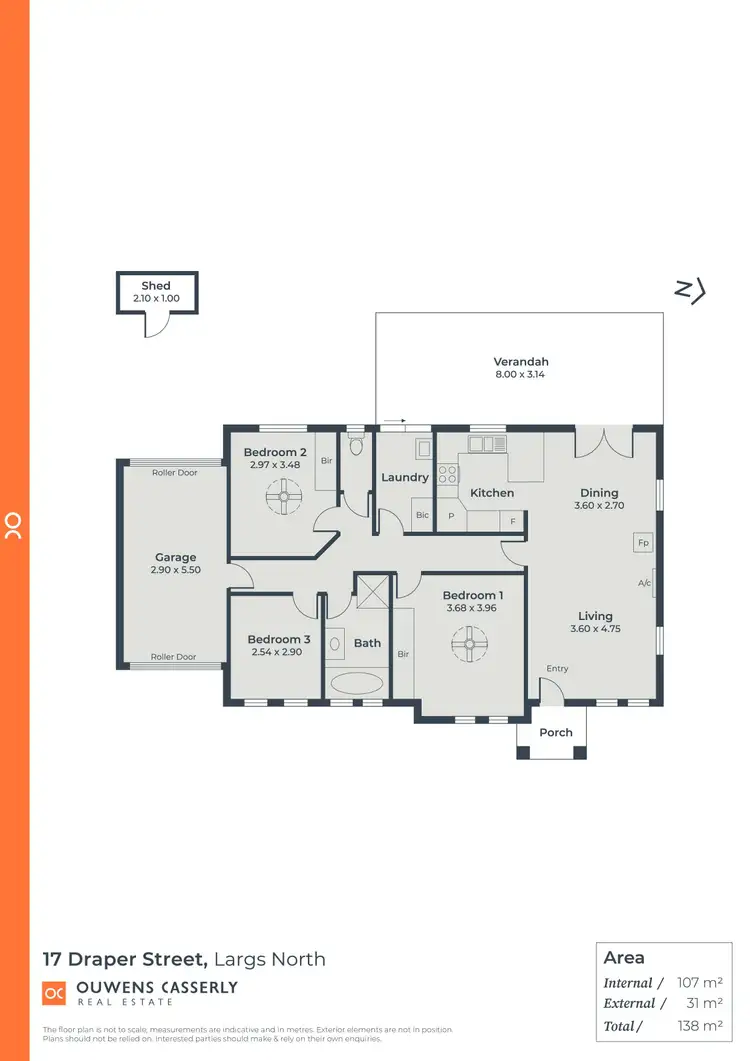 Floorplan of Homely house listing, 17 Draper Street, Largs North SA 5016