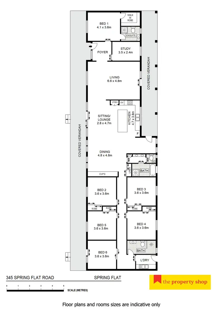 Floorplan of Homely rural property listing, 345 Spring Flat Road, Mudgee NSW 2850