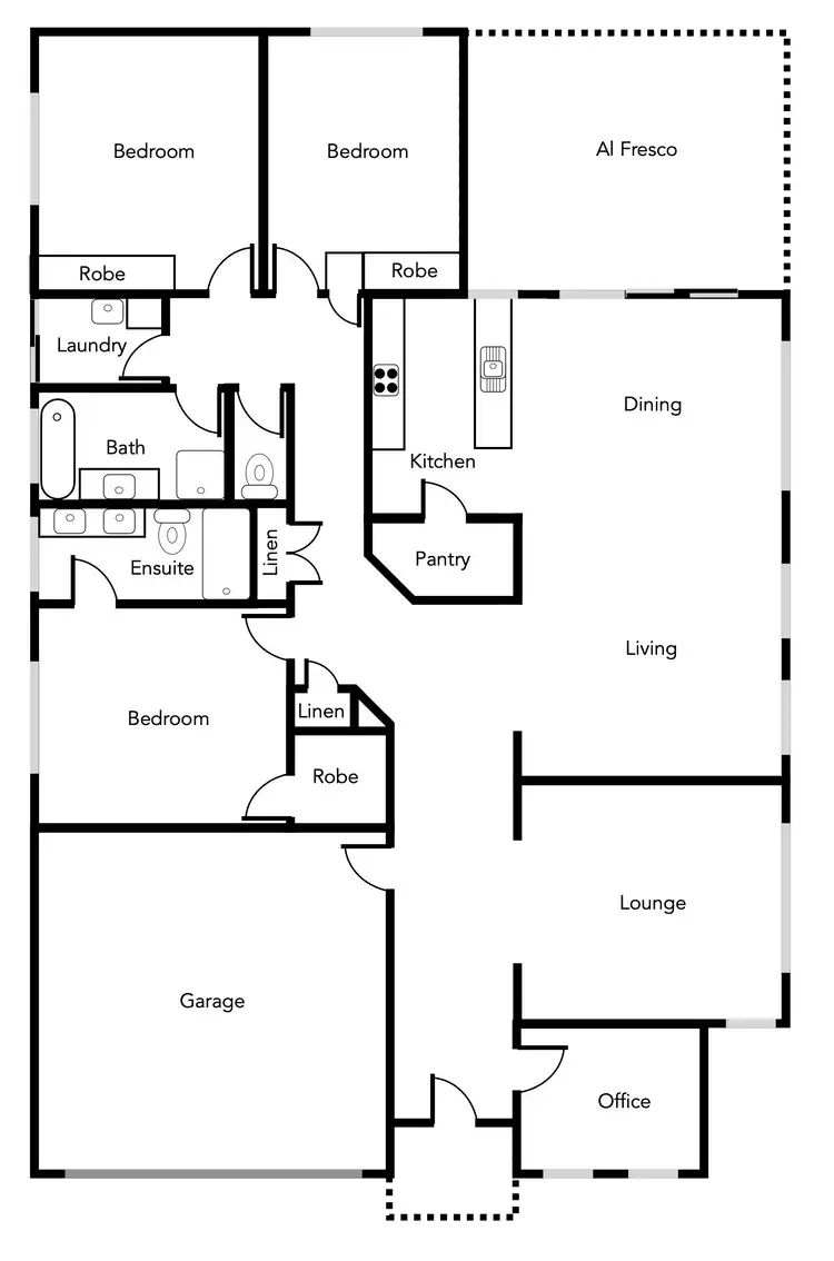 Floorplan of Homely house listing, 27 Wild Street, Ararat VIC 3377