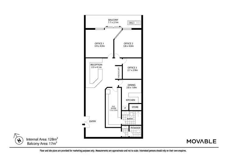 Floorplan of Homely apartment listing, 6/1 Honeysuckle Drive, Newcastle NSW 2300