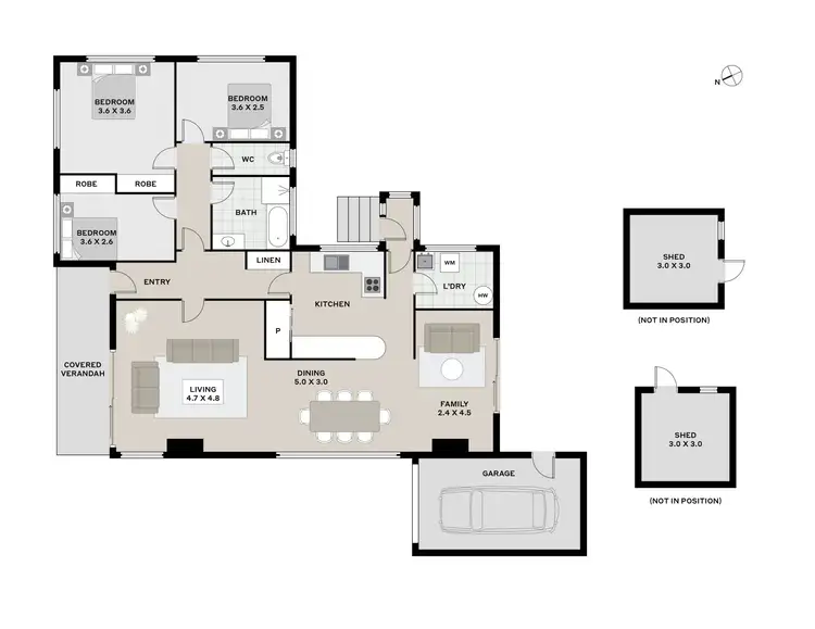 Floorplan of Homely house listing, 128 Grange Road West, Rokeby TAS 7019