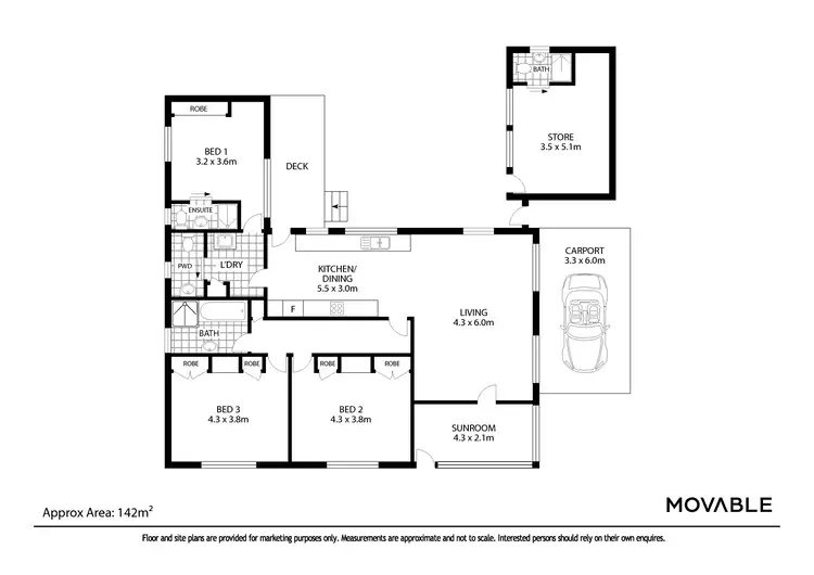 Floorplan of Homely house listing, 23 De Vitre Street, Lambton NSW 2299