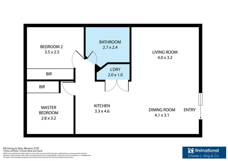 Floorplan of Homely villa listing, 2/69 Dungala Way, Moama On Murray Resort, Moama NSW 2731