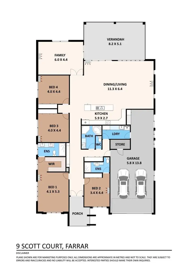Floorplan of Homely house listing, 9 Scott Court, Farrar NT 830