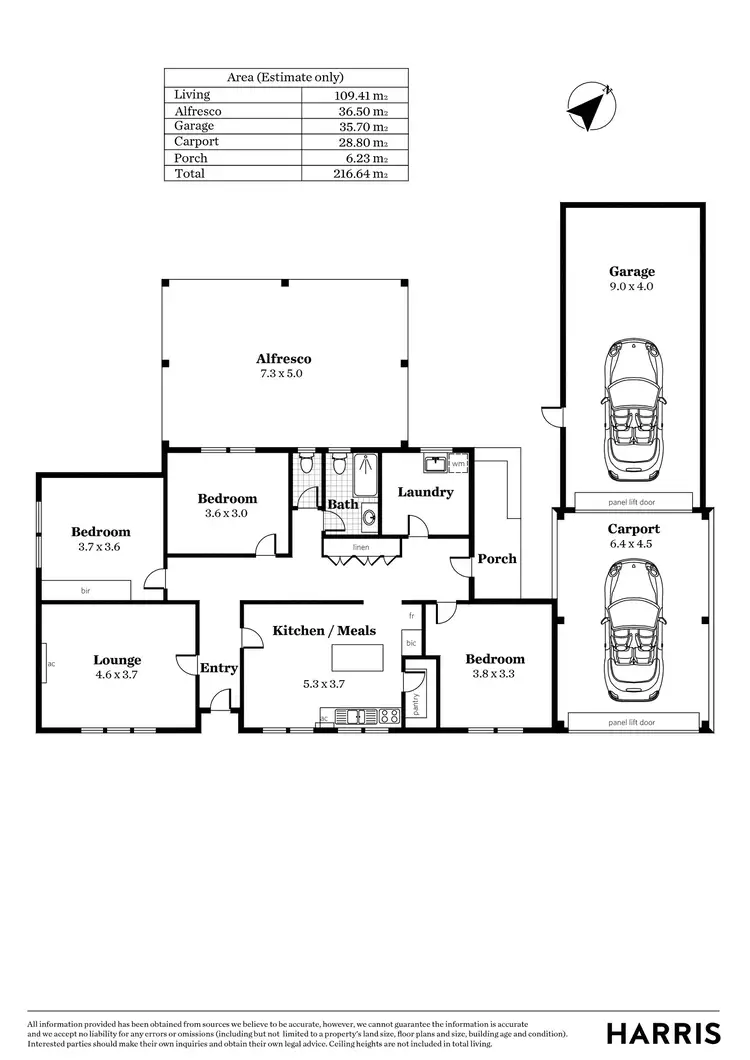 Floorplan of Homely house listing, 14 Gardiner Street, Moonta SA 5558