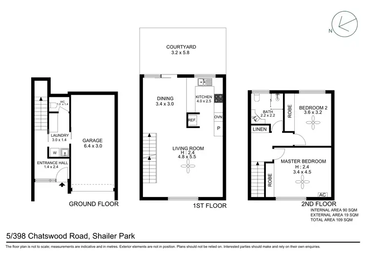 Floorplan of Homely townhouse listing, 5/398 Chatswood Road, Shailer Park QLD 4128