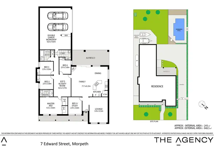 Floorplan of Homely house listing, 7 Edward Street, Morpeth NSW 2321