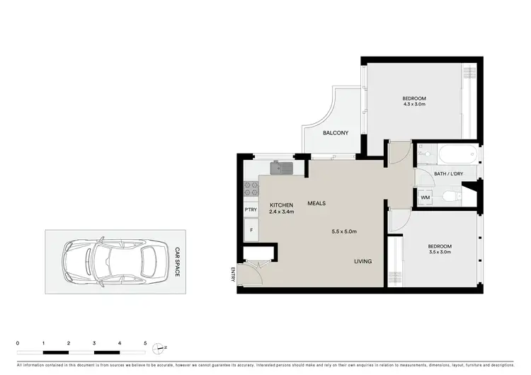 Floorplan of Homely apartment listing, 10/28 Fulton Street, St Kilda East VIC 3183