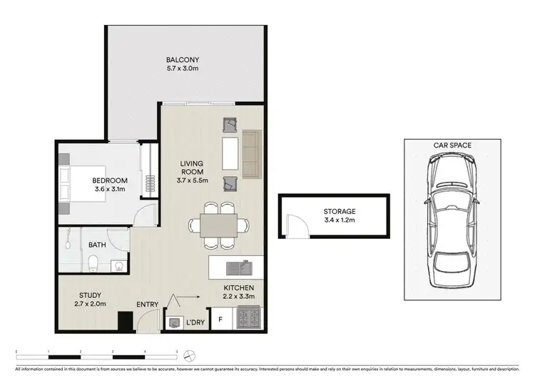 Floorplan of Homely apartment listing, 6608/1A Morton Street, Parramatta NSW 2150