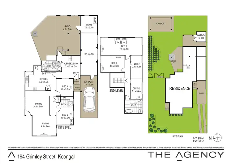 Floorplan of Homely house listing, 194 Grimley Street, Koongal QLD 4701