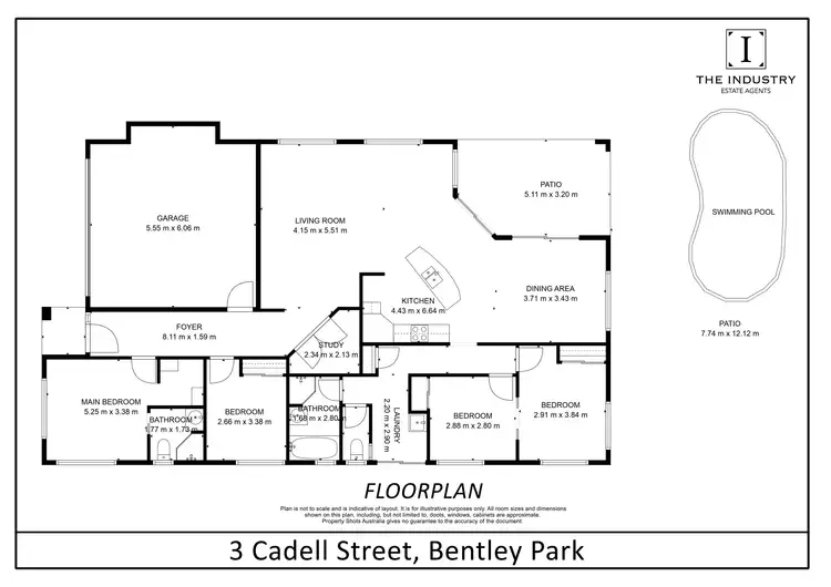 Floorplan of Homely house listing, 3 Cadell Street, Bentley Park QLD 4869