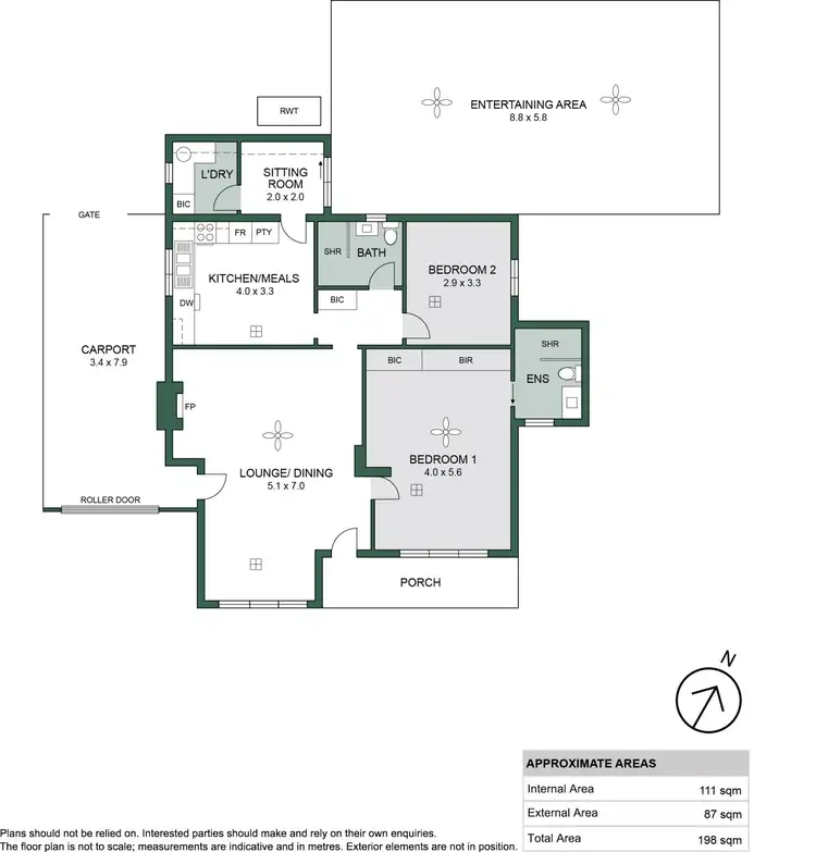 Floorplan of Homely house listing, 1 Gosse Avenue, Glenelg North SA 5045