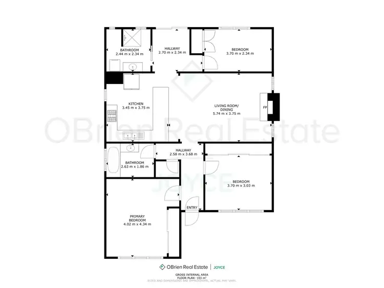 Floorplan of Homely house listing, 191 Murdoch Road, Wangaratta VIC 3677