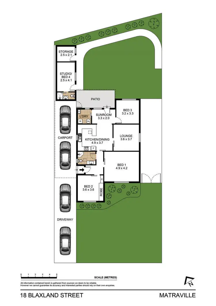 Floorplan of Homely house listing, 18 Blaxland Street, Matraville NSW 2036