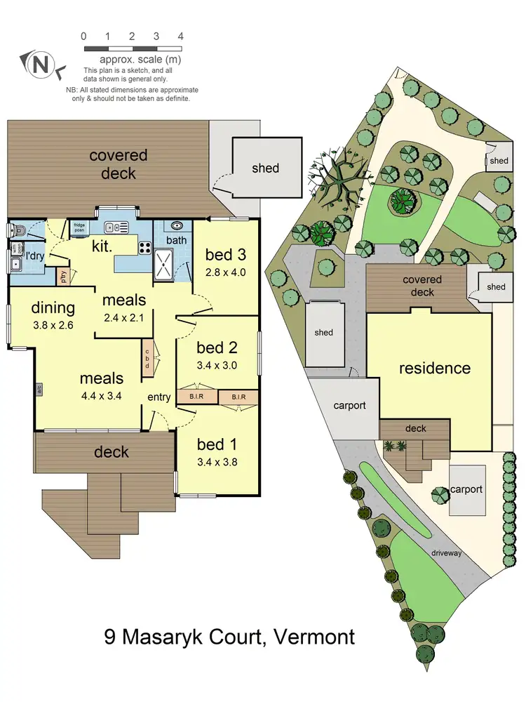 Floorplan of Homely house listing, 9 Masaryk Court, Vermont VIC 3133