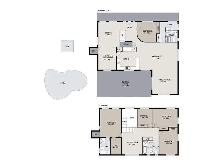 Floorplan of Homely house listing, 140 Canterbury Drive, Mundoolun QLD 4285