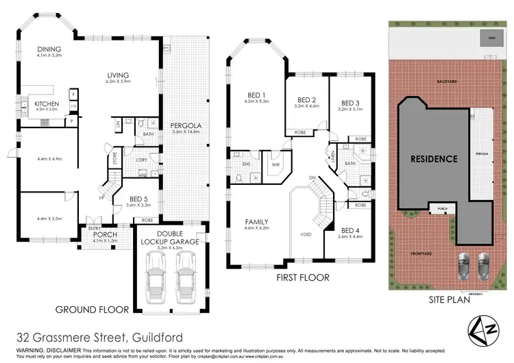 Floorplan of Homely house listing, 32 Grassmere Street, Guildford NSW 2161