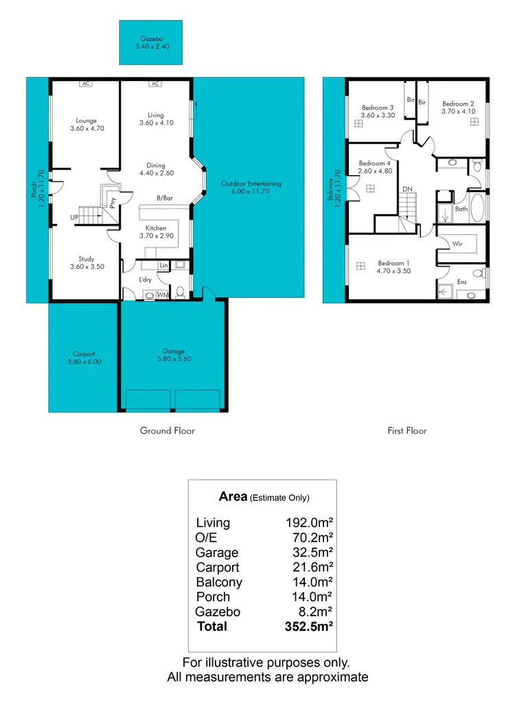 Floorplan of Homely house listing, 10 Sturt Approach, Flagstaff Hill SA 5159