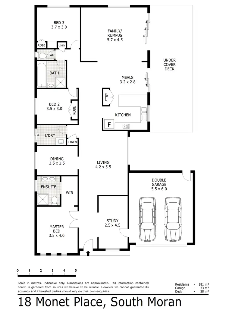 Floorplan of Homely house listing, 18 Monet Place, South Morang VIC 3752