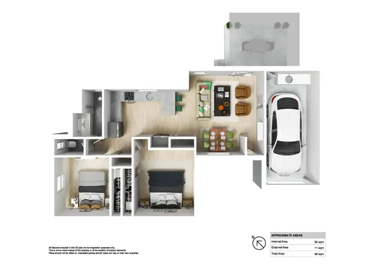 Floorplan of Homely villa listing, 4/33 Devon Street, Wallsend NSW 2287
