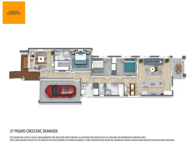 Floorplan of Homely house listing, 37 Pigato Crescent, Deanside VIC 3336